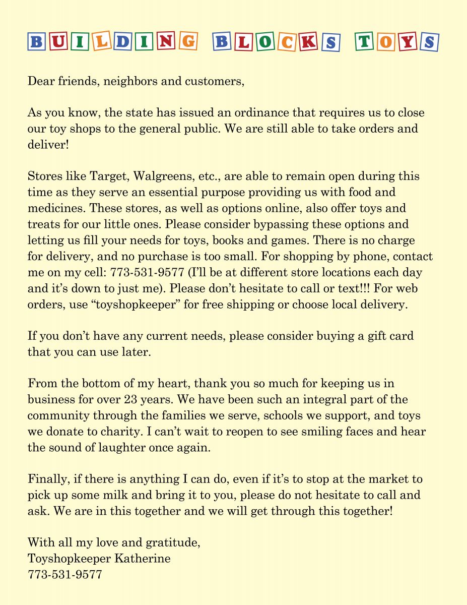 building blocks toy store lakeview Cracking Memoir Bildergallerie